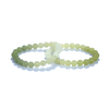 Hetian Jade Collection Gradient Green Hetian Jade Bracelet