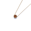 Shifang Collection Tiger's Eye 925 Silver Gold-Plated Necklace
