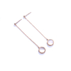Shifang Collection Pearl 925 Silver Rose Gold-Plated Earrings