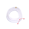 Hetian Jade Collection 24K Gold 108-Bead White Hetian Jade Long Mala Bracelet