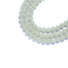 Hetian Jade Collection 108-Bead Light Greenish White Hetian Jade Long Mala Bracelet