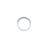 Premium Minimalist Zircon 925 Sterling Silver/ Silver Rose Gold-Plated Paved Ring