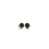 Shifang Collection Malachite 925 Silver Gold-Plated Earring Stud 