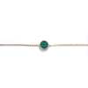 Shifang Collection Malachite 925 Silver Gold-Plated Bracelet