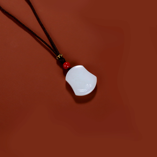 Hetian Jade Collection Hetian Jade White Jade Ingot Pendant