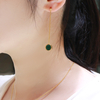 Shifang Collection Tiger's Eye 925 Silver Gold-Plated Earrings